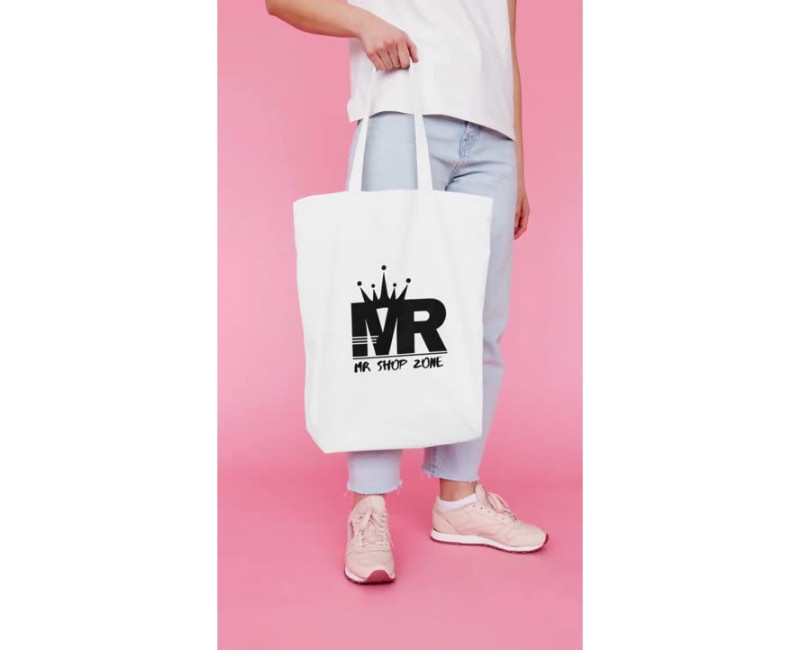 Attractive Shopping-Bag with official logo of Mr Shop Zone