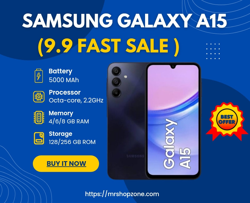 Samsung Galaxy A15 5G(Official Phone in Bangladesh)