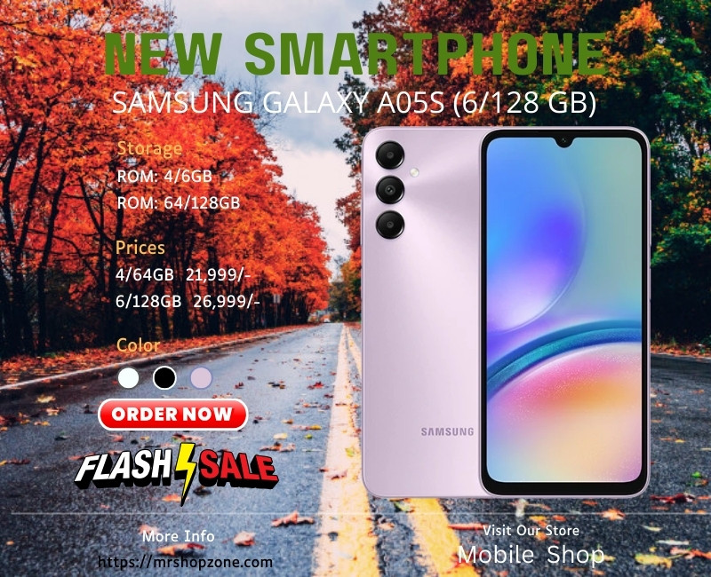 Samsung Galaxy A05s (Official Phone in Bangladesh)