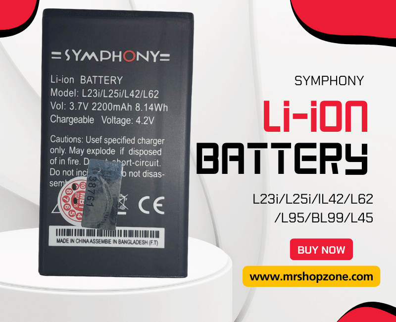 SYMPHONY Li-ion Battery For Models L23i,L25i,lL42,L62,L95,BL99,L45